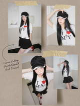 アイラブヴィンテージ半袖ニット Tシャツ