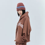 Jacquard Beanie Brown