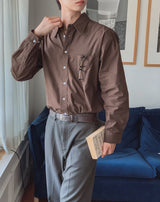 Konen Cotton Basic Long Sleeve Shirt