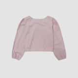 [MADE] WHISTLE CROPPED BLOUSE