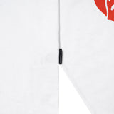 DCxRS フレイムタング長袖Tシャツ ホワイト