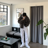 Cant Hachi Warm Knit Hooded Zip-Up