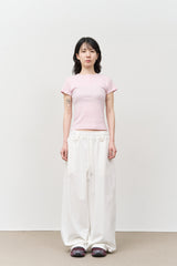 (W) Cherry Dot Button Top (5color)