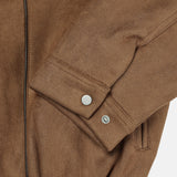 Velvety Suede Padded Jacket (2 Colors)
