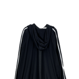 mesh track hooded jacket