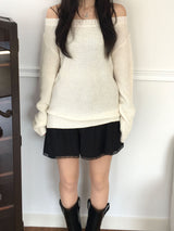 Neff Off-Shoulder Knitwear (3 colors)