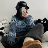 エルオーバーノルディックラウンドニットウェア