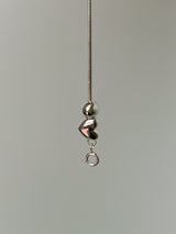 Swing heart bracelet (silver)