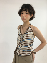 If Strap Halterneck Sleeveless (2color)