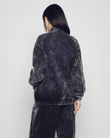 26SS TIE DYE STAND COLLAR ZIP UP
