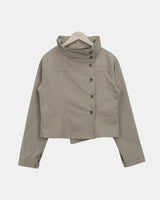 Duren High Neck Shirt Jacket