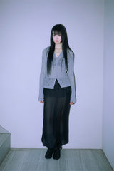 Solune net collor cardigan