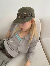 Button@button vintage cap
