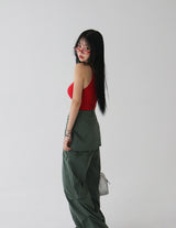 5 colors Basic Double-Sided String Sleeveless