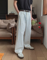 アセンワンタックワイドパンツ