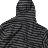 Untitled Starrynight Stripe Hood Zip Up Black