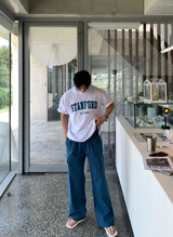 Maret Ice Linen Cargo Banding Wide Pants
