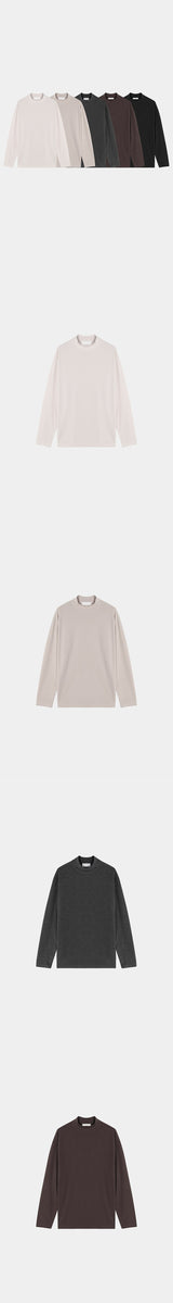 [F/W] コンフォートハーフポーラニット(5color)
