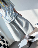 Yuria Cooling Stripe Henley Tee 3color