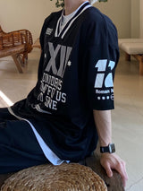 ツーエルブカラーVネック半袖Tシャツ 4C