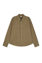 Madele checkered cropped shirt