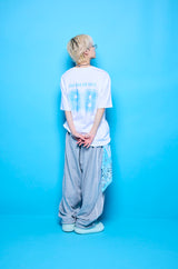 オクトパスフットボールTシャツ（スカイブルー）