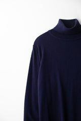 カシミアタートルネックニット (Black)