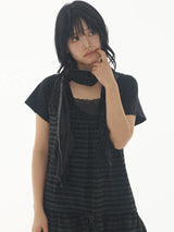 Lily scarf Charcoal