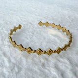 Golden Rhombus Bangle