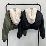ファーma-1 クロップジャンパー
