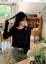 #Wrap Button Layered Knit (3color)