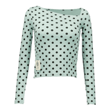 【MADE】Doyoubi Dimanche Dot T-Shirt [Mint]