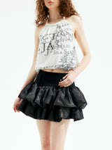 Emoha Double Layer Ballet Punk Skirt