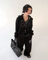 Star Patch Hoodie Zip-Up