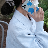 スプレッドブルーフォンケース / Spread blue phone case