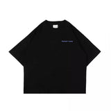 PEANUT STAIN - Fakenut Stain Logo Black Boxy Oversized Tshirt