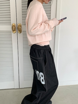 ルーズフィットVネックニット(8color)