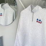 ふくだビールとサウナ®刺繍half zipsweat