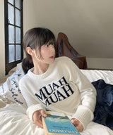 LAMBSWOOL JACQUARD ROUND KNIT