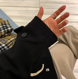  Liu Wool Overfit Duffel Coat
