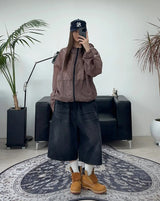 Ethan Carpenter Bermuda denim pants