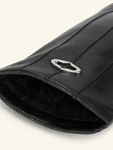 Metal Decorated Leather Gloves
