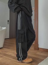 エルモサイドラインカーゴデニムパンツ