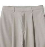 Chid pin tuck wide slacks