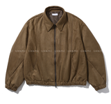 Cali Suede Overfit Rivet Bruson Jacket