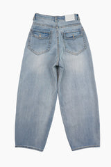 Rina stitch pocket denim pants
