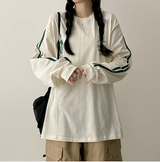 Football Two-Line Loose Fit Sweatshirt