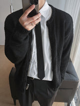 ASCLO Heavy Crop Knit Cardigan (3color)