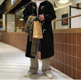  Liu Wool Overfit Duffel Coat