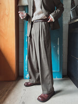 Milo two-tuck wide slacks